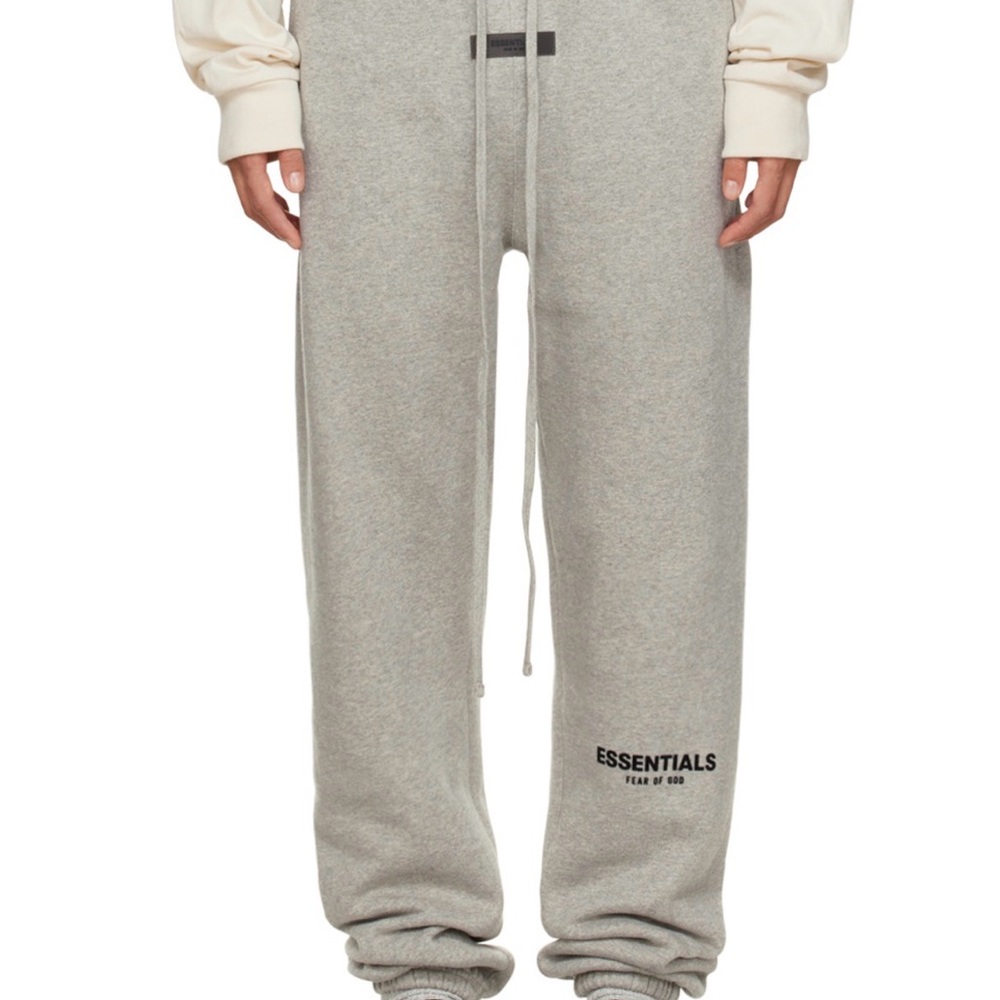 Essentials Heather Gray Joggers for Men